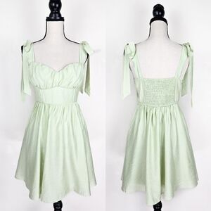 🦋LAST🦋 NWT Mine Tie Strap Fit and Flare Mini Dress, Size Medium